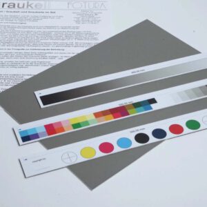 White balance Graukarte - Kalibrierung - Stufengraukeil - Farbkeil